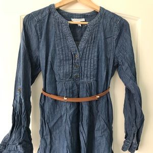 Motherhood Maternity chambray tunic